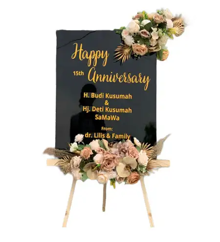 Papan Bunga Akrilik Clumprit